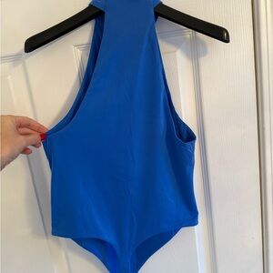 Women Blue One Piece Bodysuit